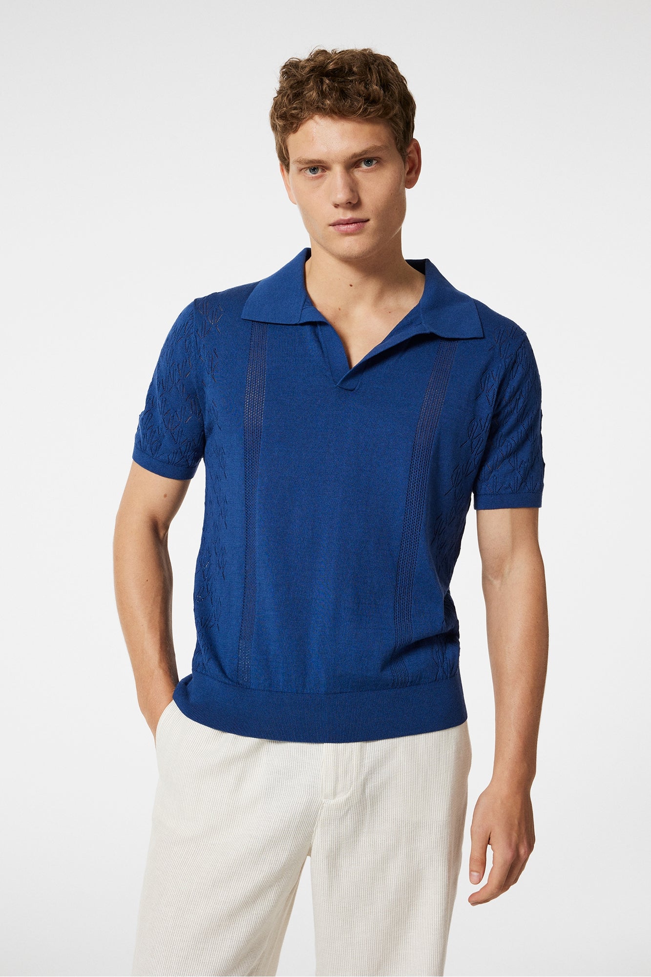 Men | Ringo Open Collar | Estate Blue