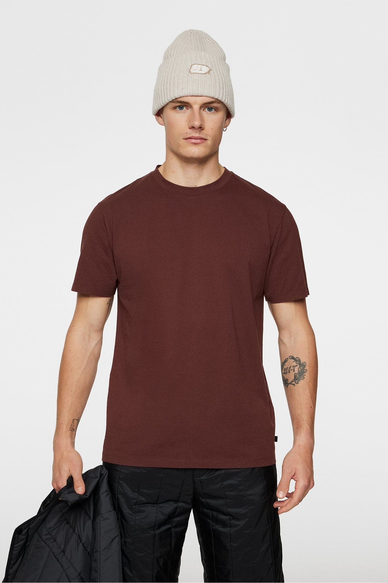 Men | Sid Basic T-Shirt | Bitter Chocolate