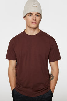 Men | Sid Basic T-Shirt | Bitter Chocolate