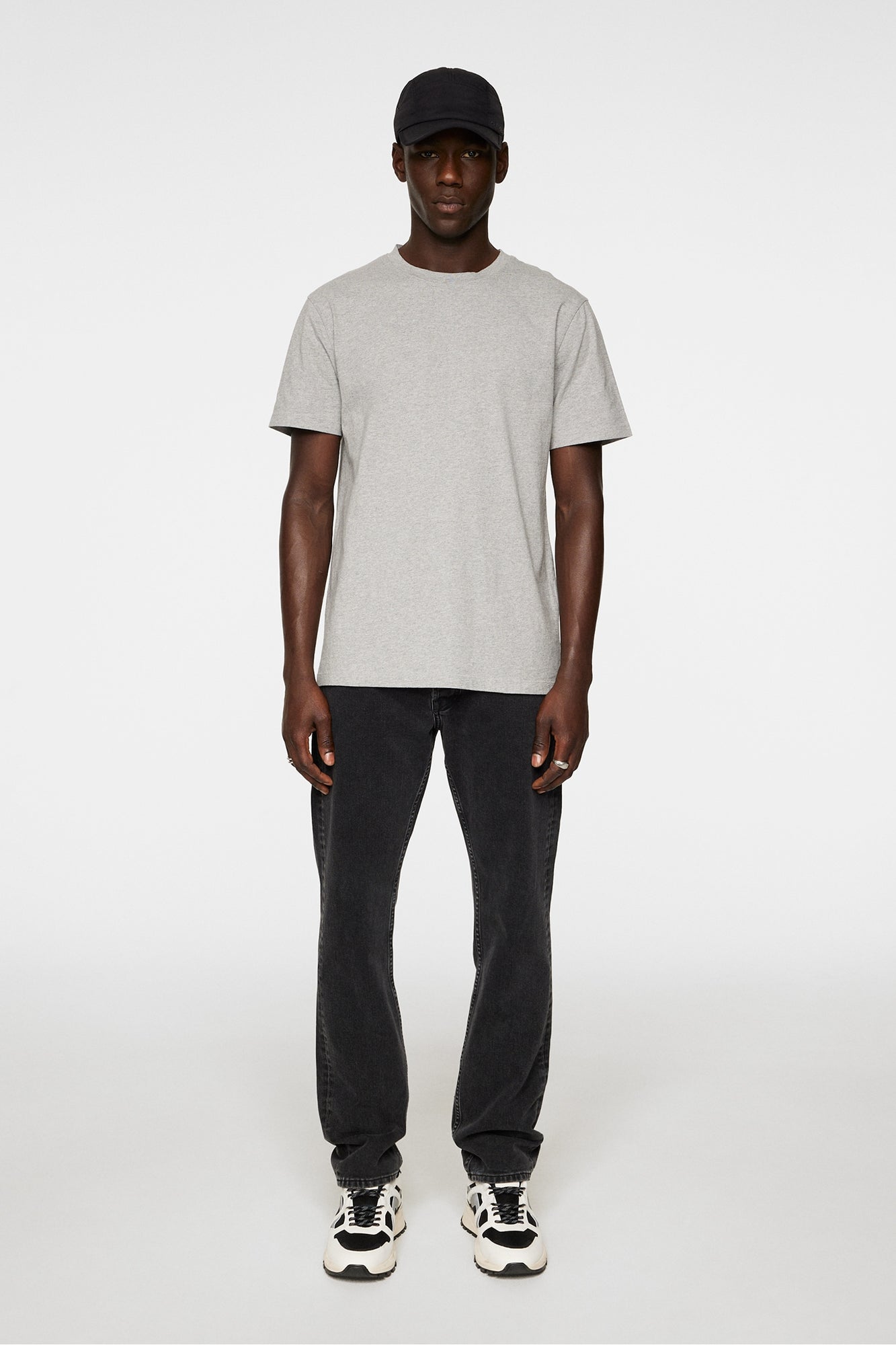 Men | Sid Basic T-Shirt | Light Grey Melange (V1)