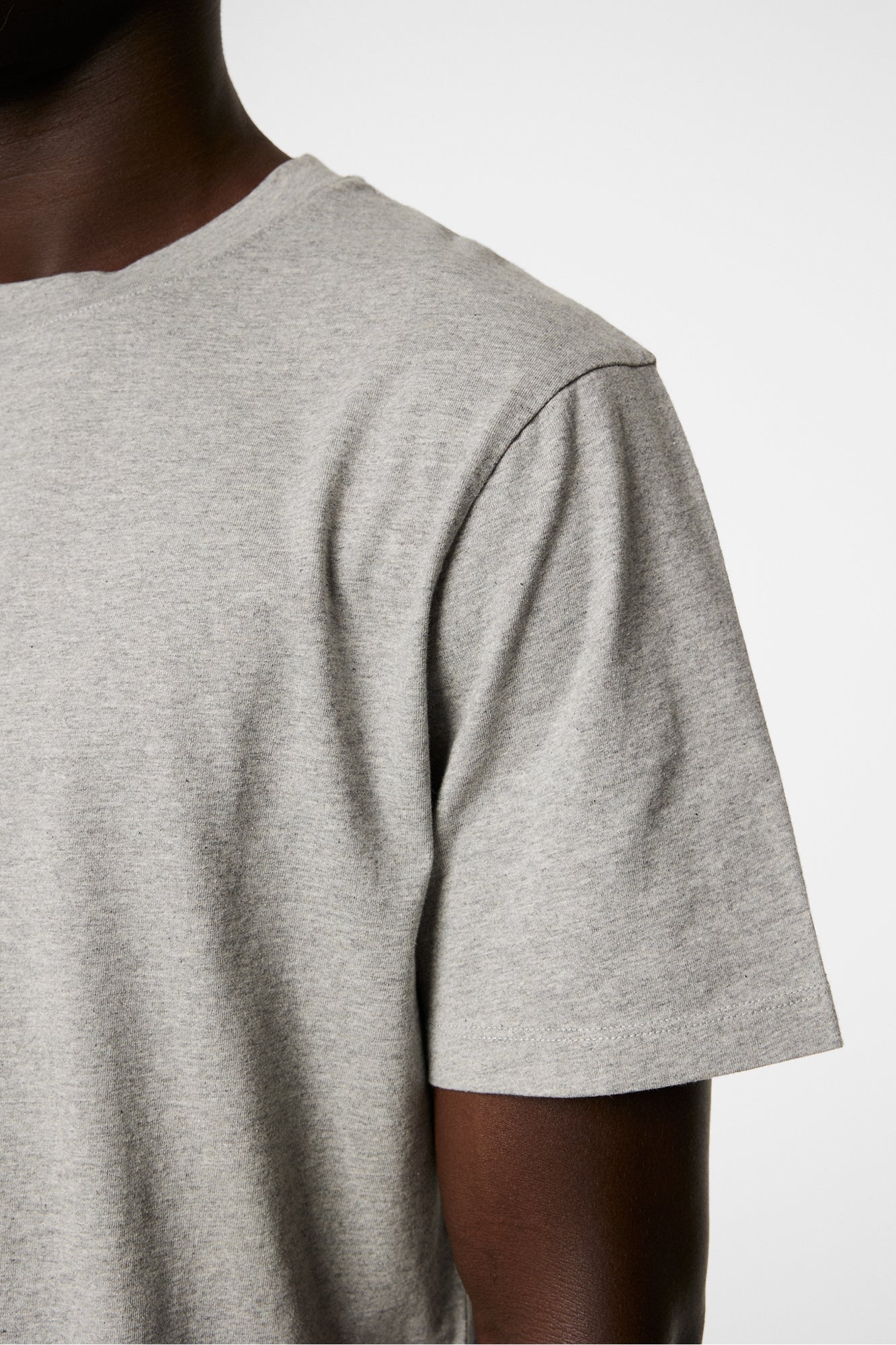 Men | Sid Basic T-Shirt | Light Grey Melange (V1)