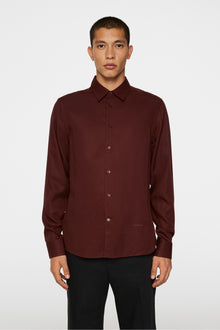 Men | Slils Comfort Tencel Shirt | Bitter Chocolate