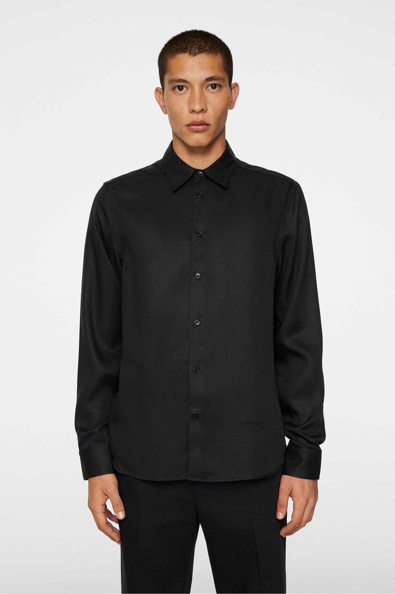 Men | Slils Comfort Tencel Shirt | Black (V2)
