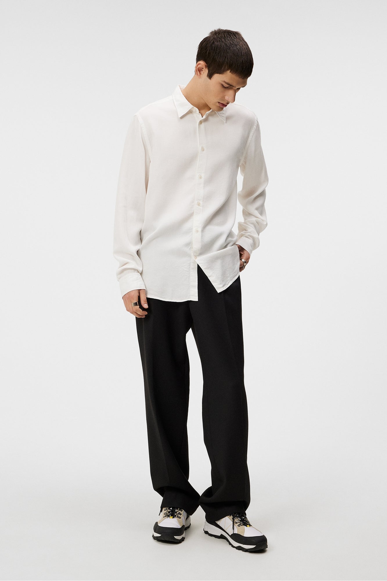 Men | Slils Comfort Tencel Shirt | Cloud White