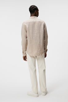 Men | Slils Linen Melange Shirt | Batique Khaki