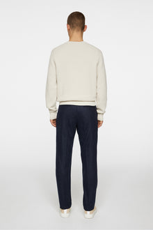 Men | Soren Twill Cash Flannel Pants | JL Navy