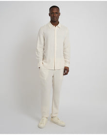 Men | Standard Long Sleeve Linen Shirt | Oat
