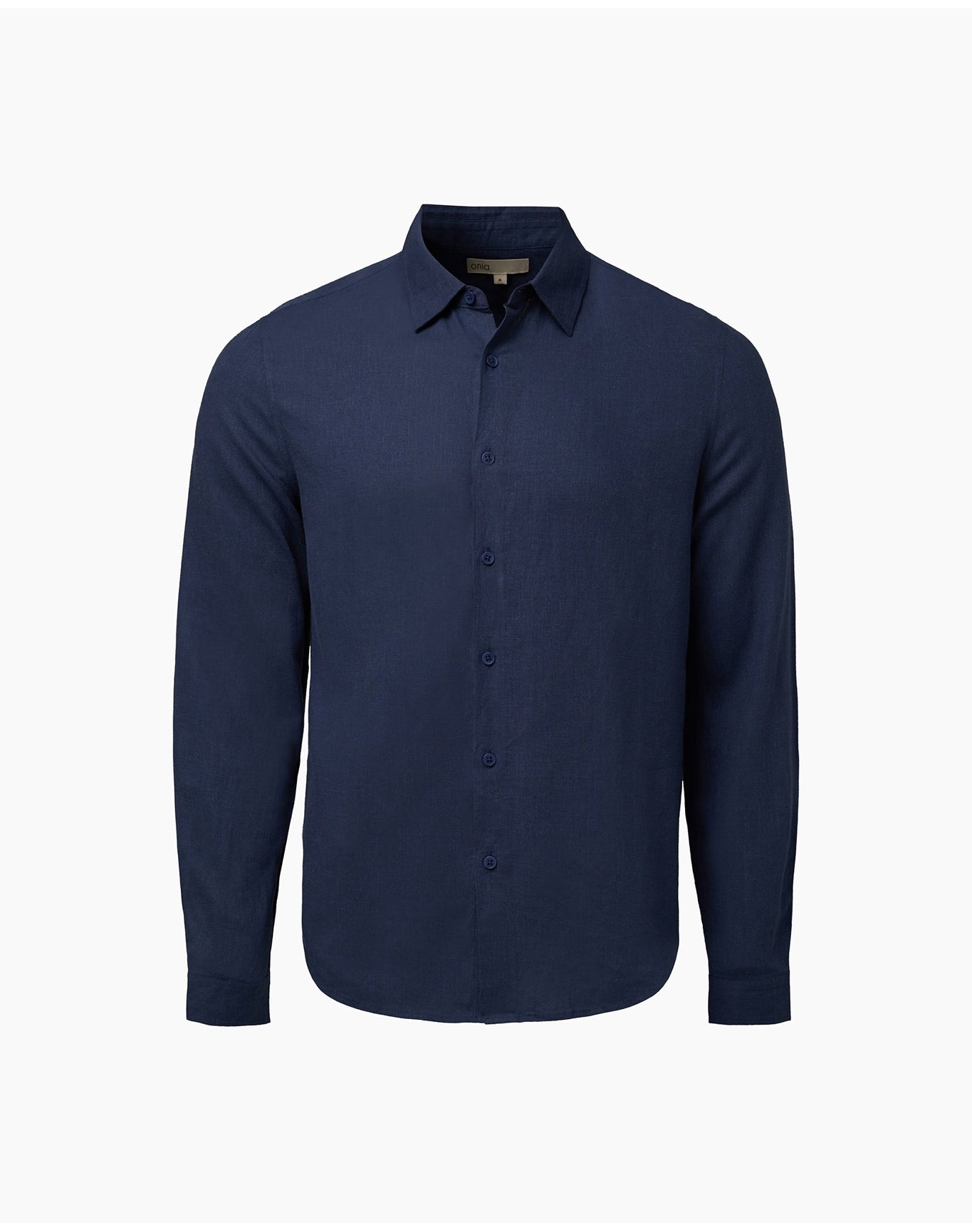 Men | Standard Long Sleeve Linen Shirt | Vintage Indigo