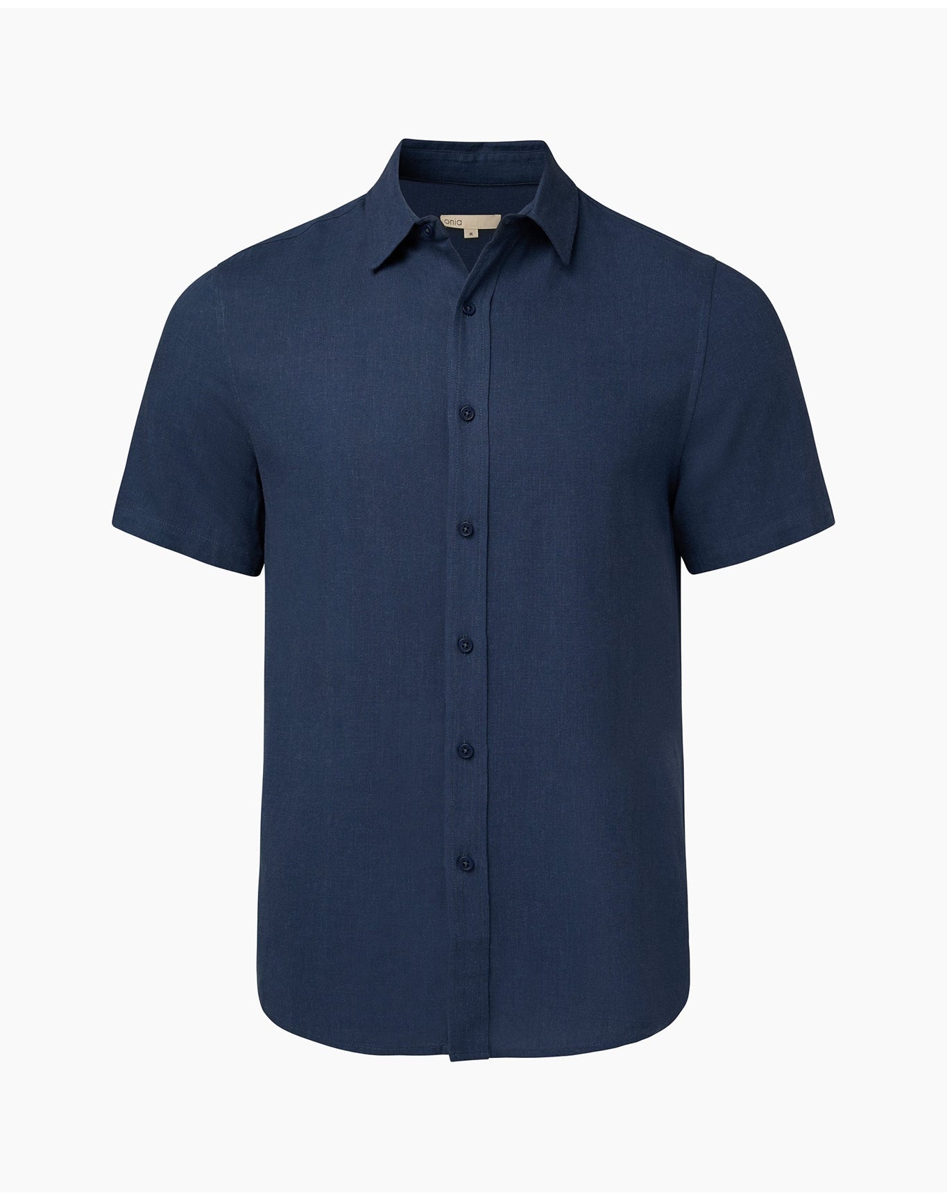 Men | Standard Short Sleeve Linen Shirt | Vintage Indigo VTAG V2