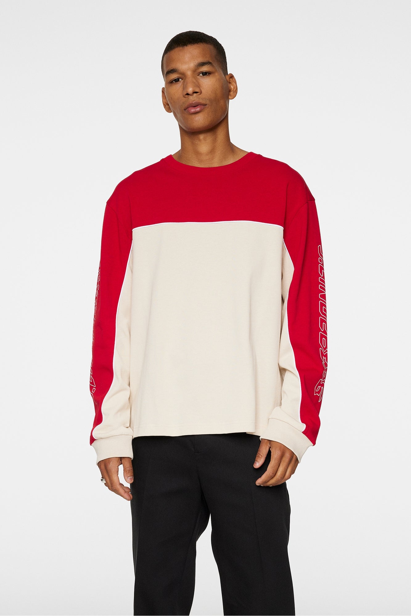 Men | Stanley Panel Longsleeve Tee | Moonbeam