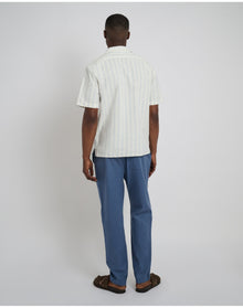Men | Stretch Linen Pull On Pant | Vintage Indigo