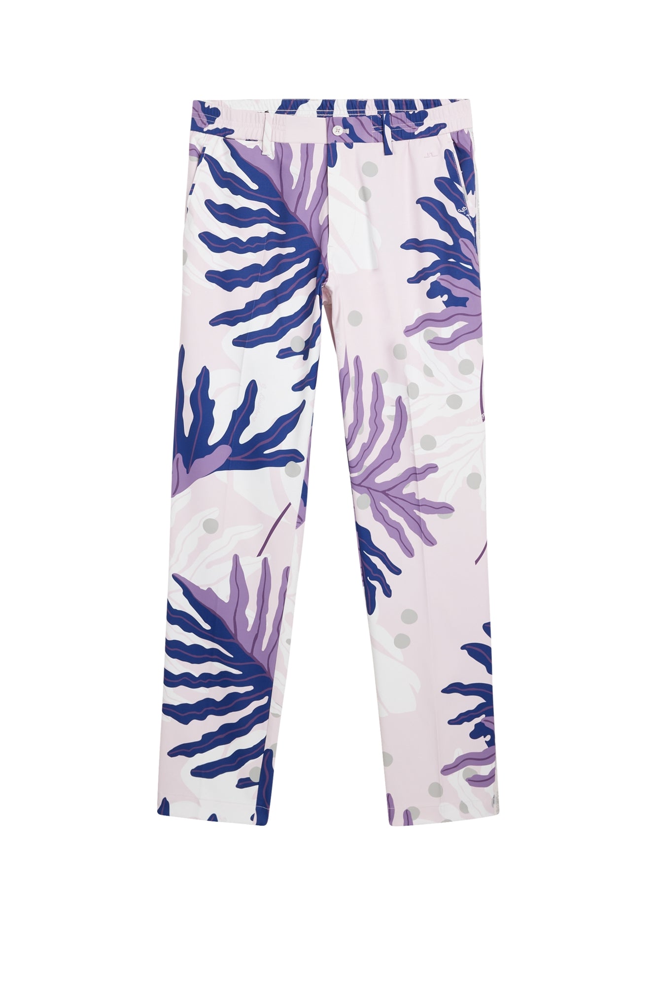 Men | Stuart Print Stripe Pant | Paradise Monstera Pink