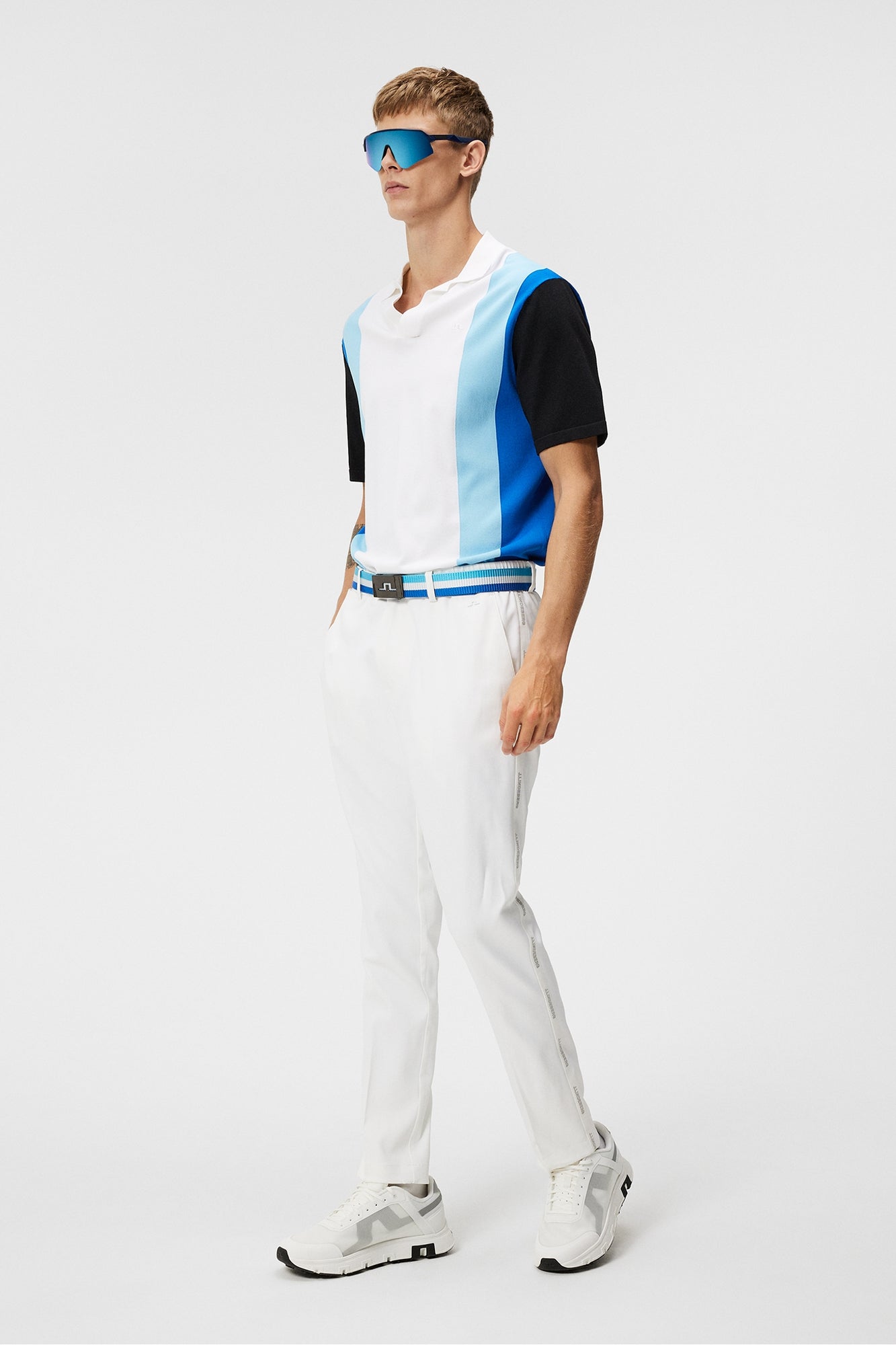 Men | Stuart Stripe Pant | White (V1)