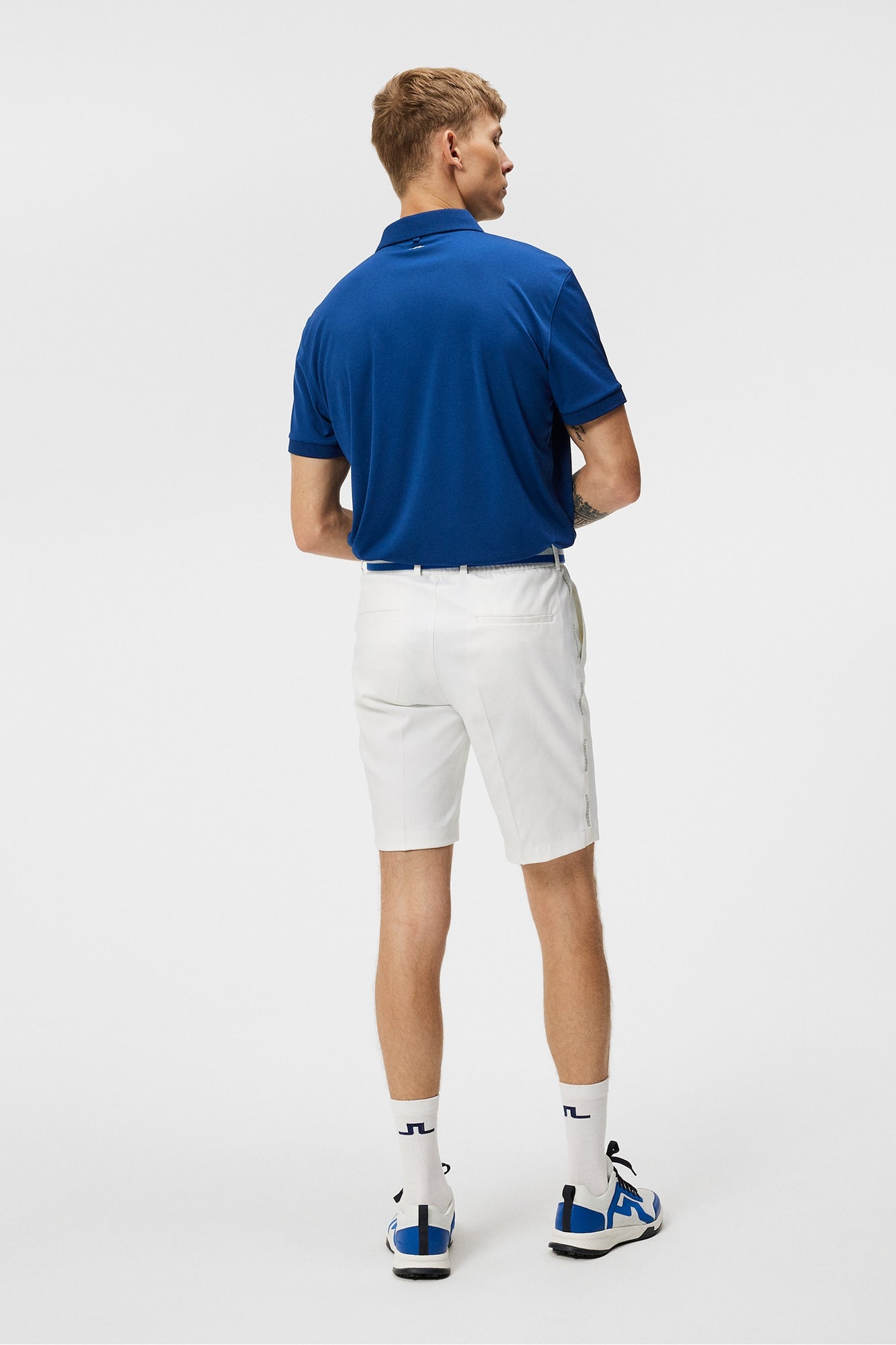 Men | Stuart Stripe Shorts | White (V1)