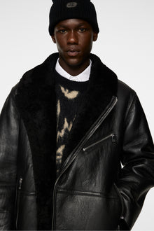 Men | Sutton Shearling Jacket | Black