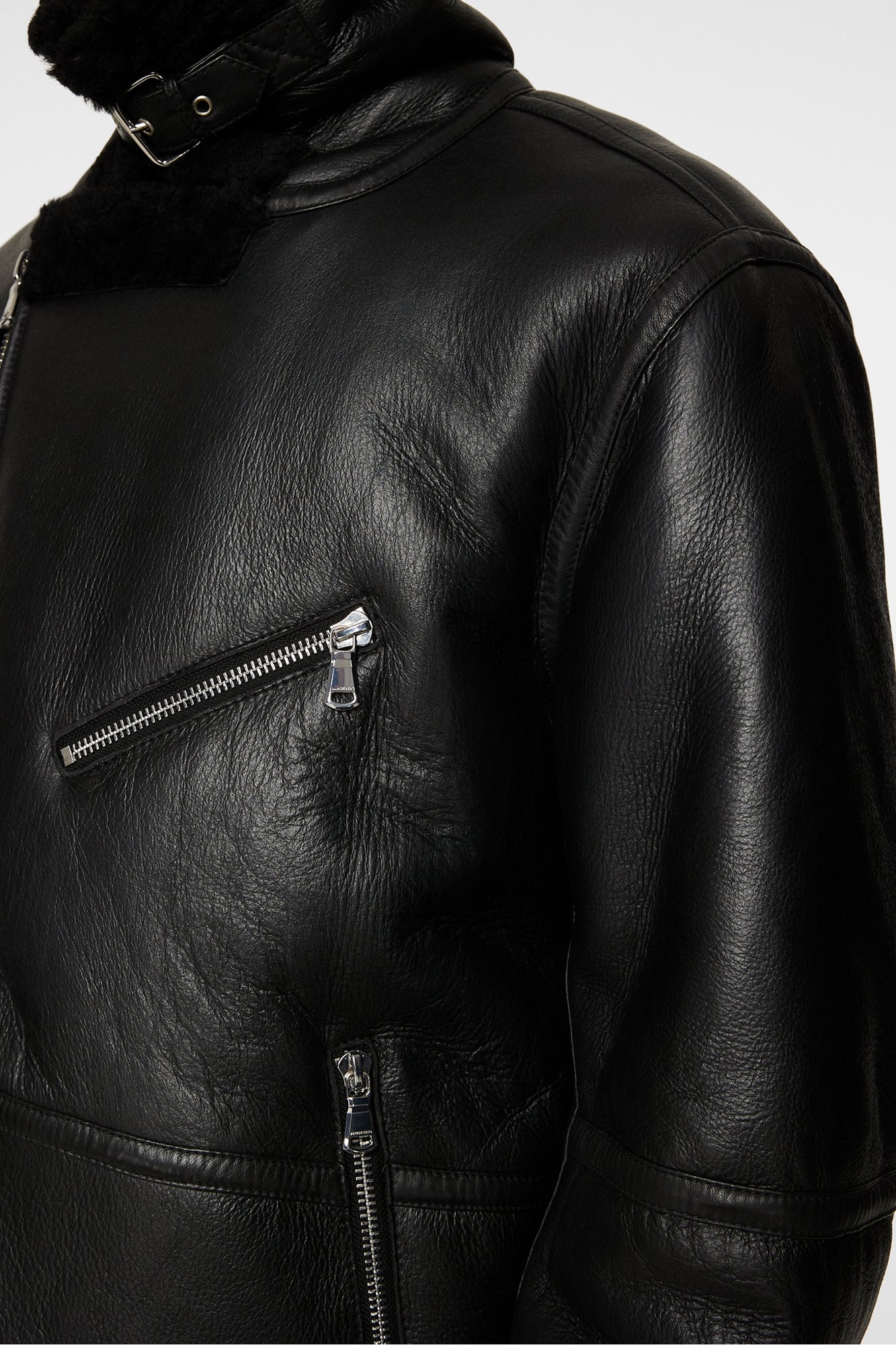 Men | Sutton Shearling Jacket | Black