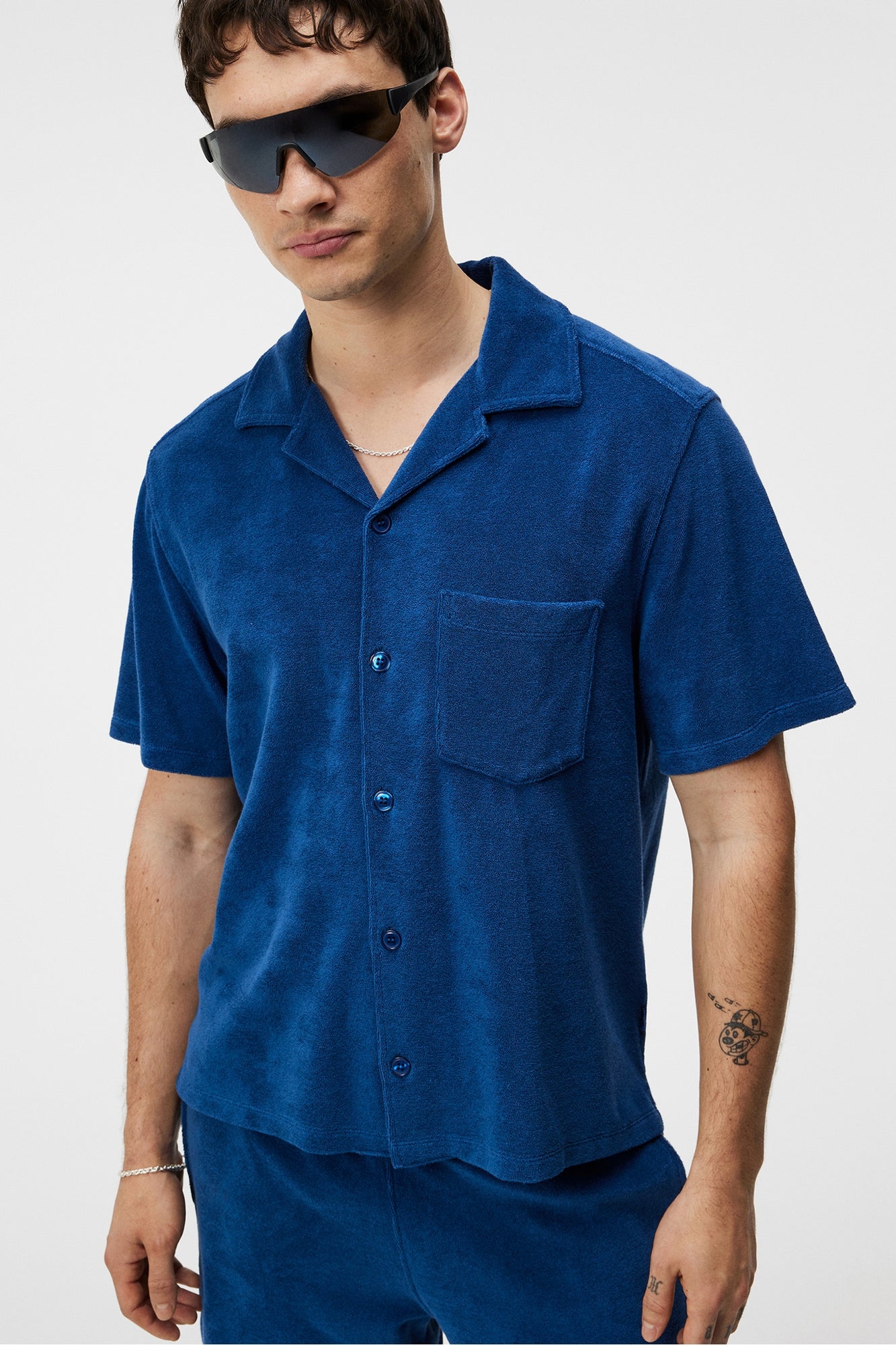 Men | Ted Terry Resort Shirt | Estate Blue