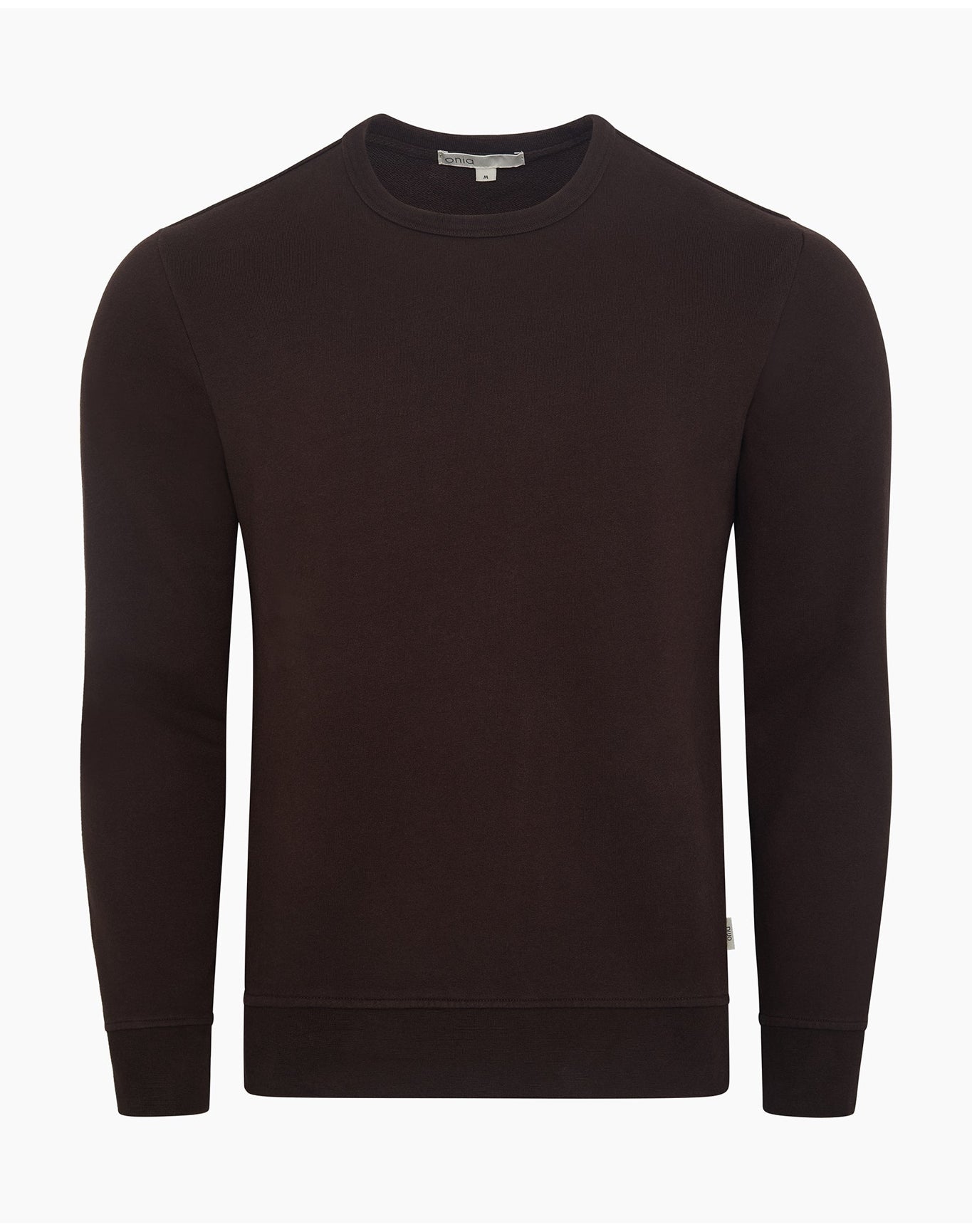 Men | Terry Crewneck Sweater | Dark Java