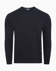 Men | Terry Crewneck Sweater | Midnight