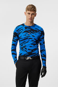 Men | Thor Long Sleeve Print | Neptune Nautical Blue