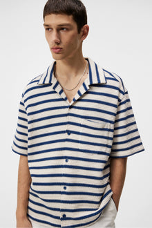 Men | Tiro Resort Stripe Shirt | Estate Blue