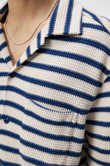 Men | Tiro Resort Stripe Shirt | Estate Blue