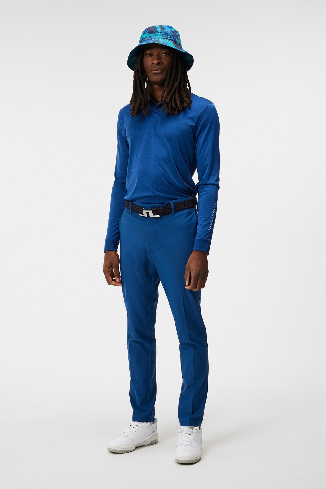 Men | Tour Tech Long Sleeve | Estate Blue Melange