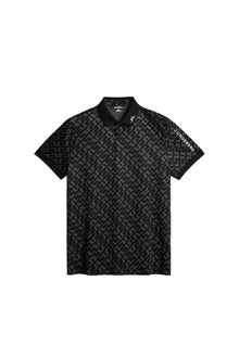 Men | Tour Tech Reg Fit Print Polo | Bias Bridge Black