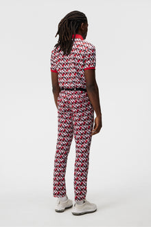 Men | Tour Tech Reg Fit Print Polo | Micro Bridge Cherry