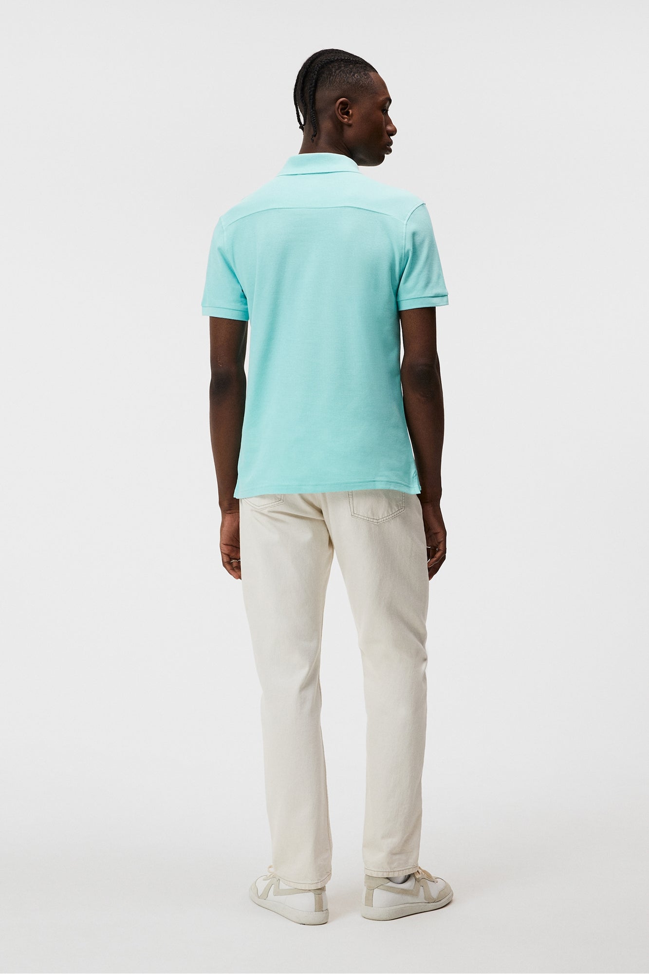 Men | Troy Polo Shirt | Aqua Splash
