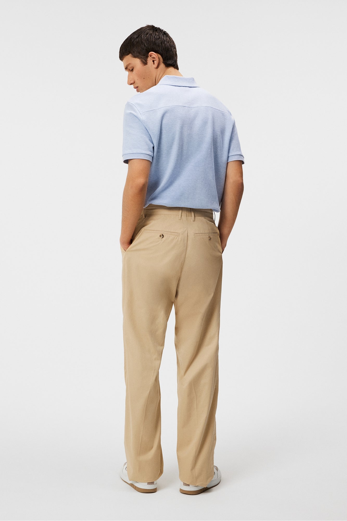 Men | Troy Polo Shirt | Chambray Blue Melange