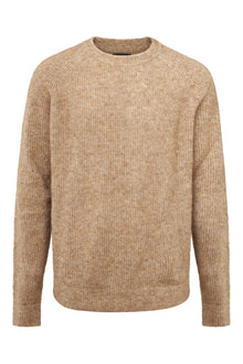 Men | Vance Mohair Blend Creneck | Tiger Brown