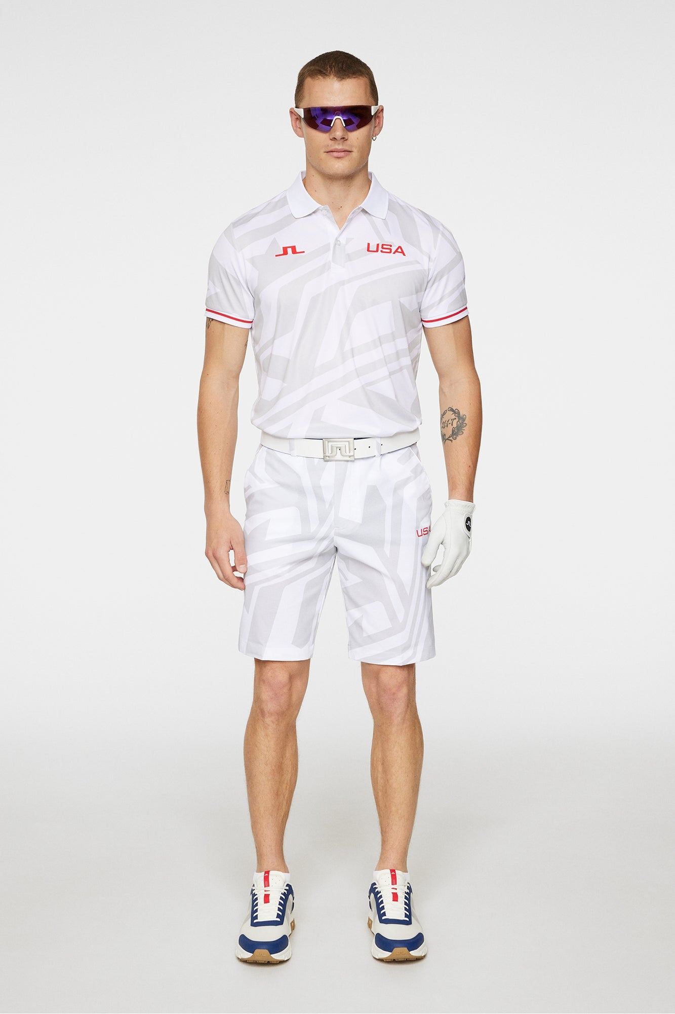 Men | Vent Shorts Print | Us Golf White
