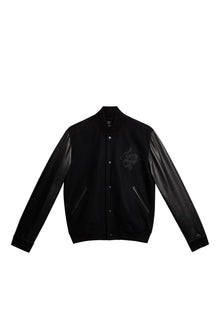 Men | Vince Varsity Jacket | Black