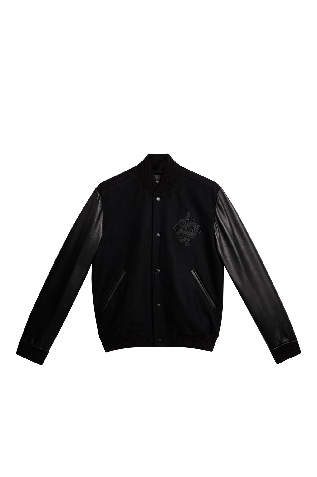 Men | Vince Varsity Jacket | Black