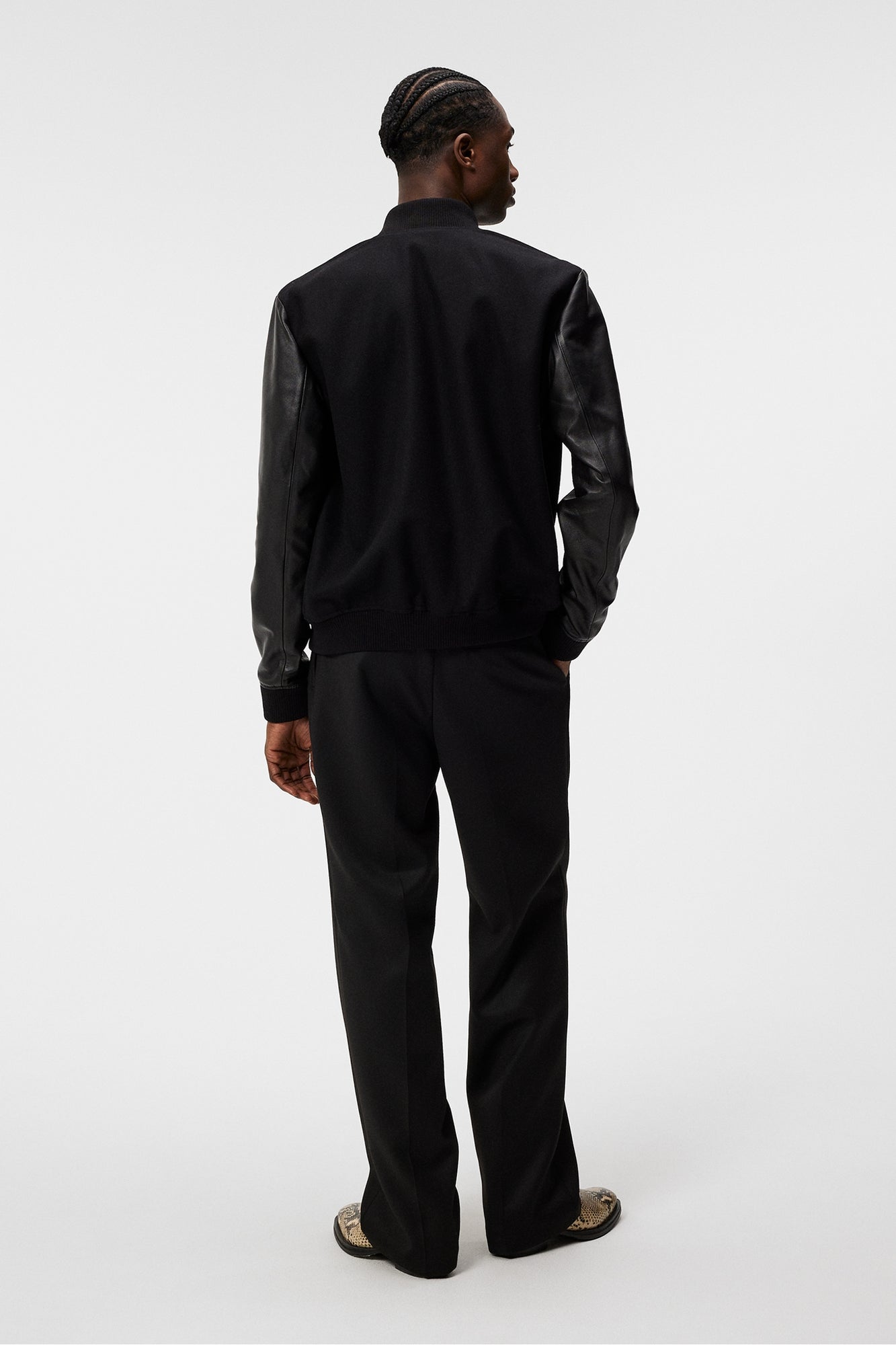 Men | Vince Varsity Jacket | Black