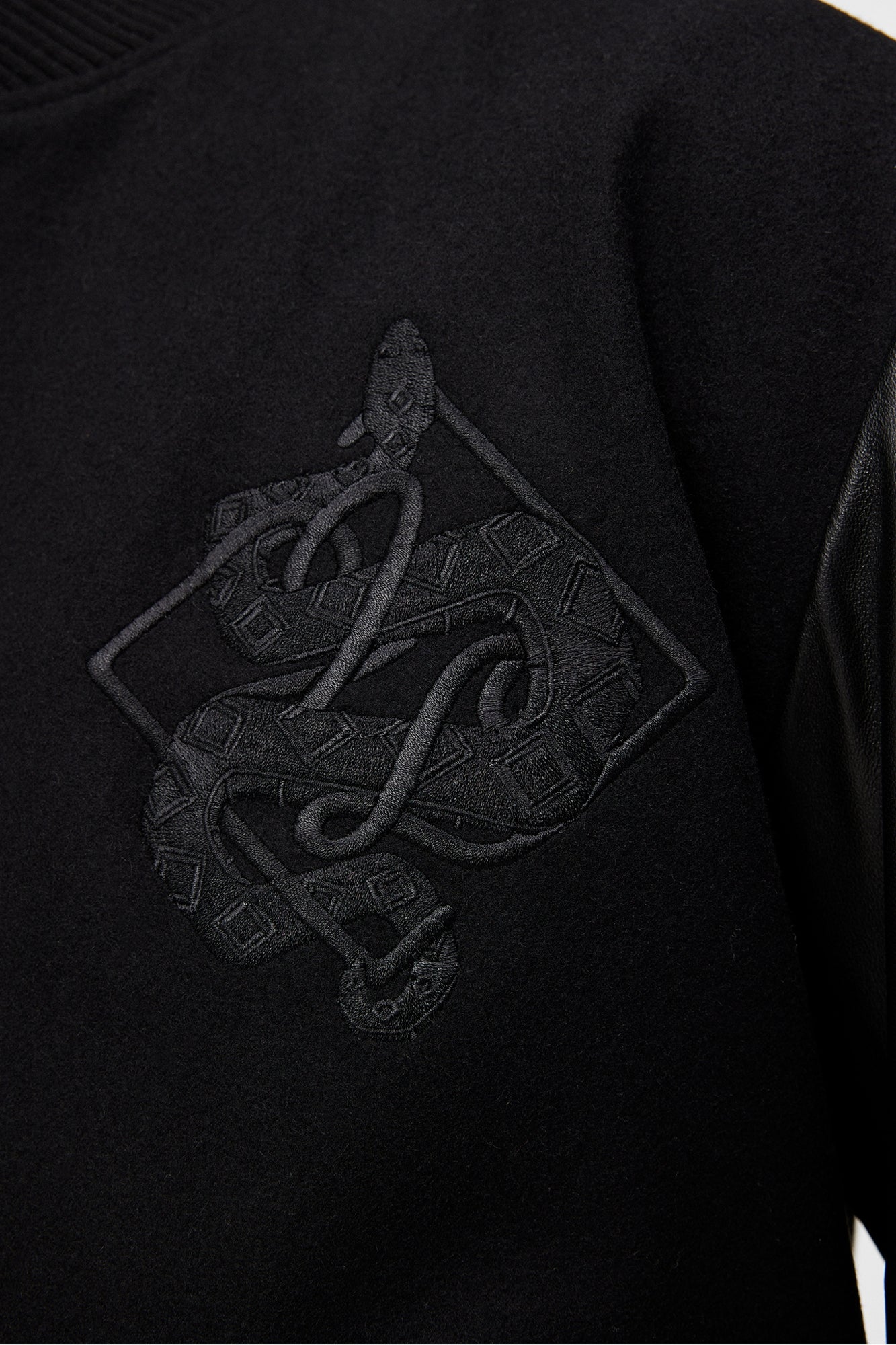 Men | Vince Varsity Jacket | Black