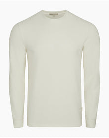 Men | Waffle Crewneck Sweater | Egret