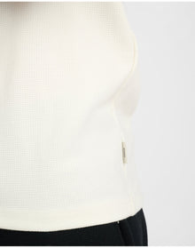 Men | Waffle Crewneck Sweater | Egret