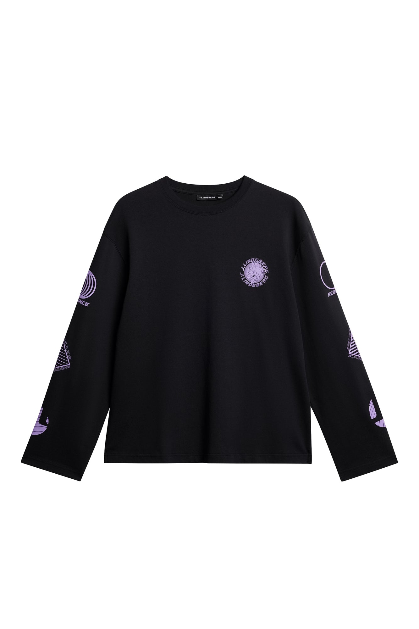 Men | Walsh Ls Print T-Shirt | Black