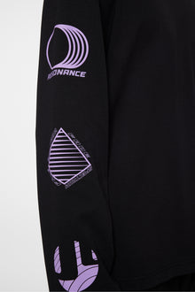 Men | Walsh Ls Print T-Shirt | Black