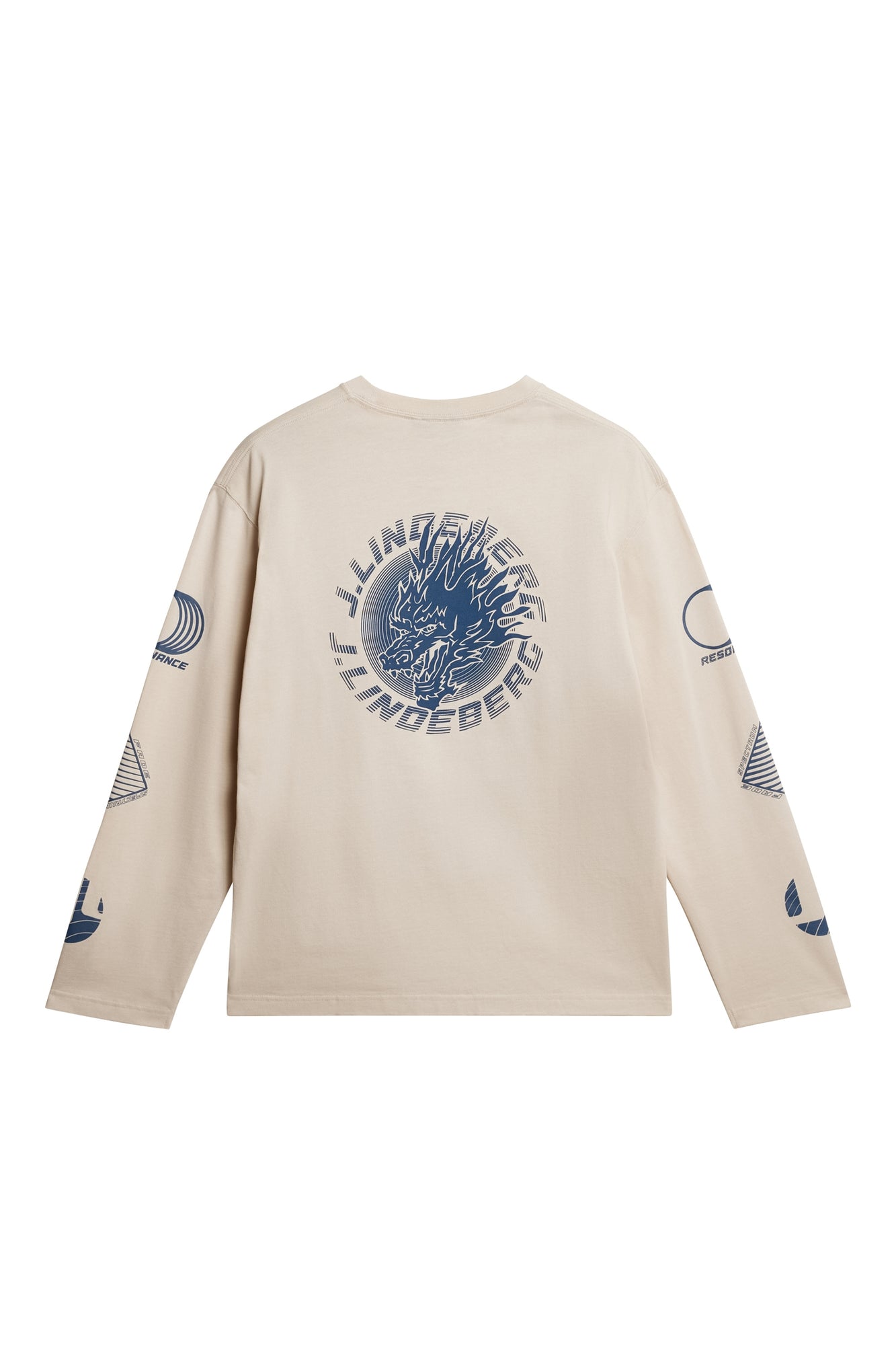 Men | Walsh Ls Print T-Shirt | Moonbeam
