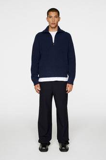 Men | Wilmer Quarter Zip Knit | JL Navy