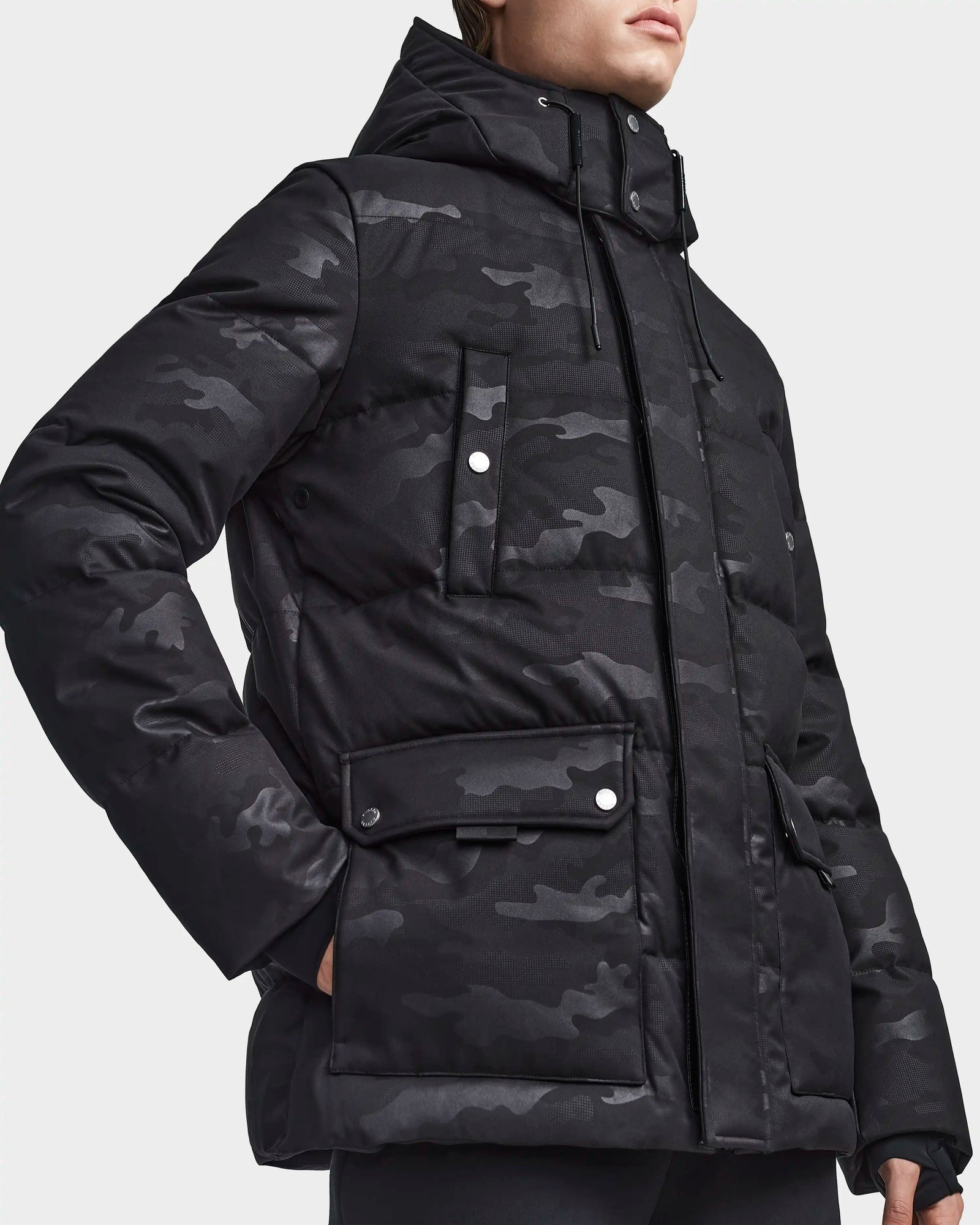Men | RICKY Down Puffer | Camo Black