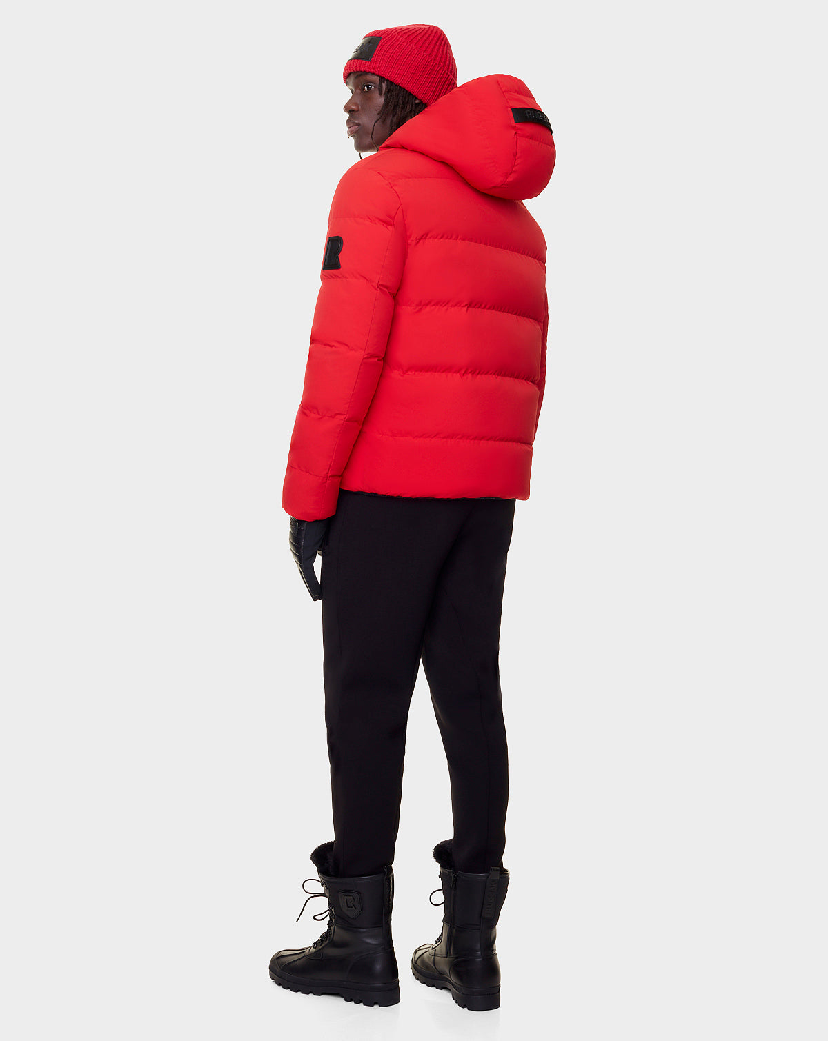 Men | CARTER Reversible Down Puffer | Poppy Red