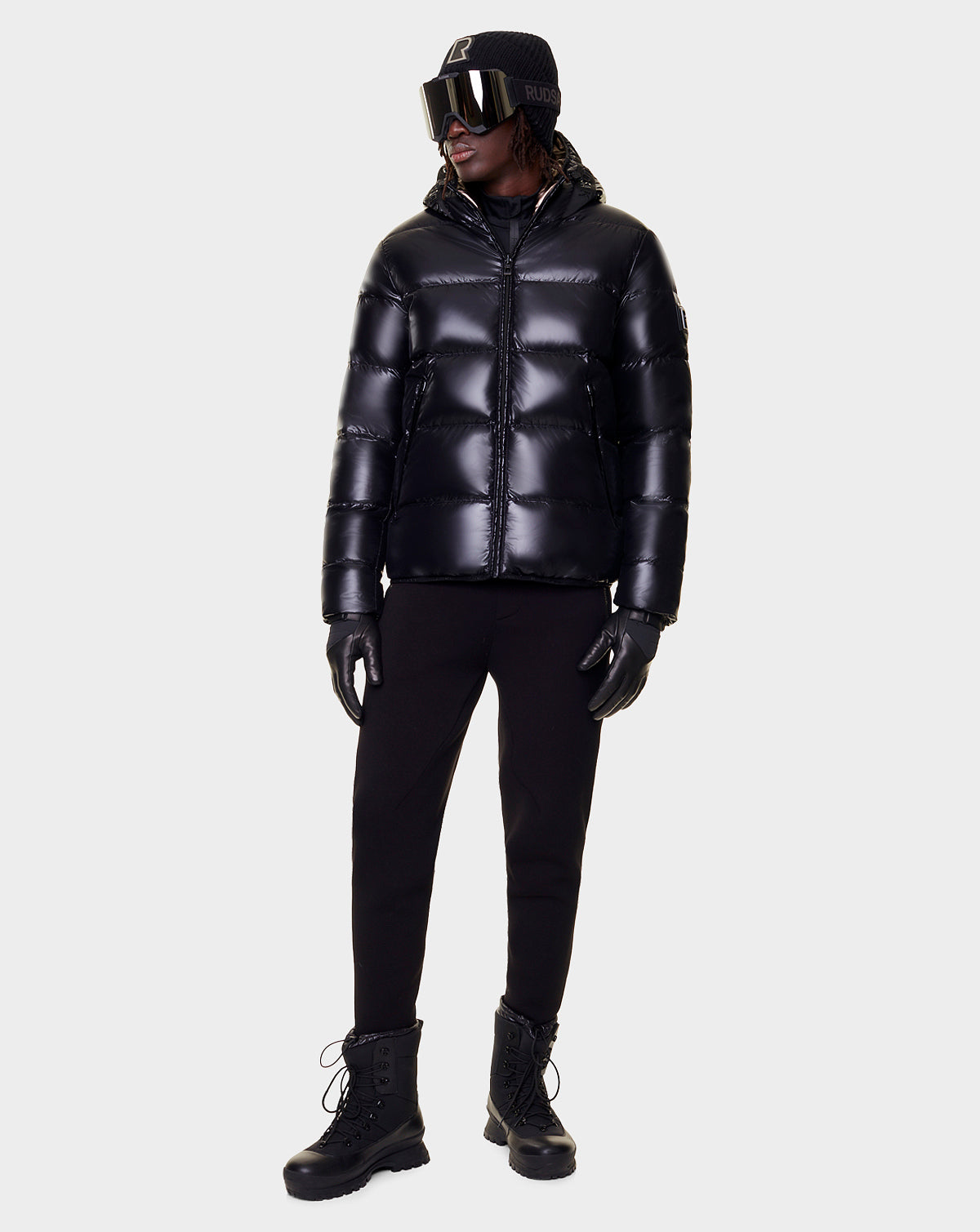 Men | CARTER Reversible Down Puffer | Metallic Chocolate