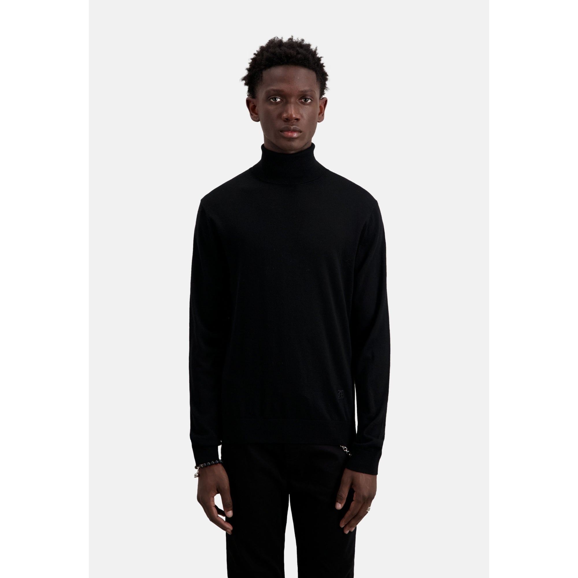 Merino Wool Sweater | Men | Black