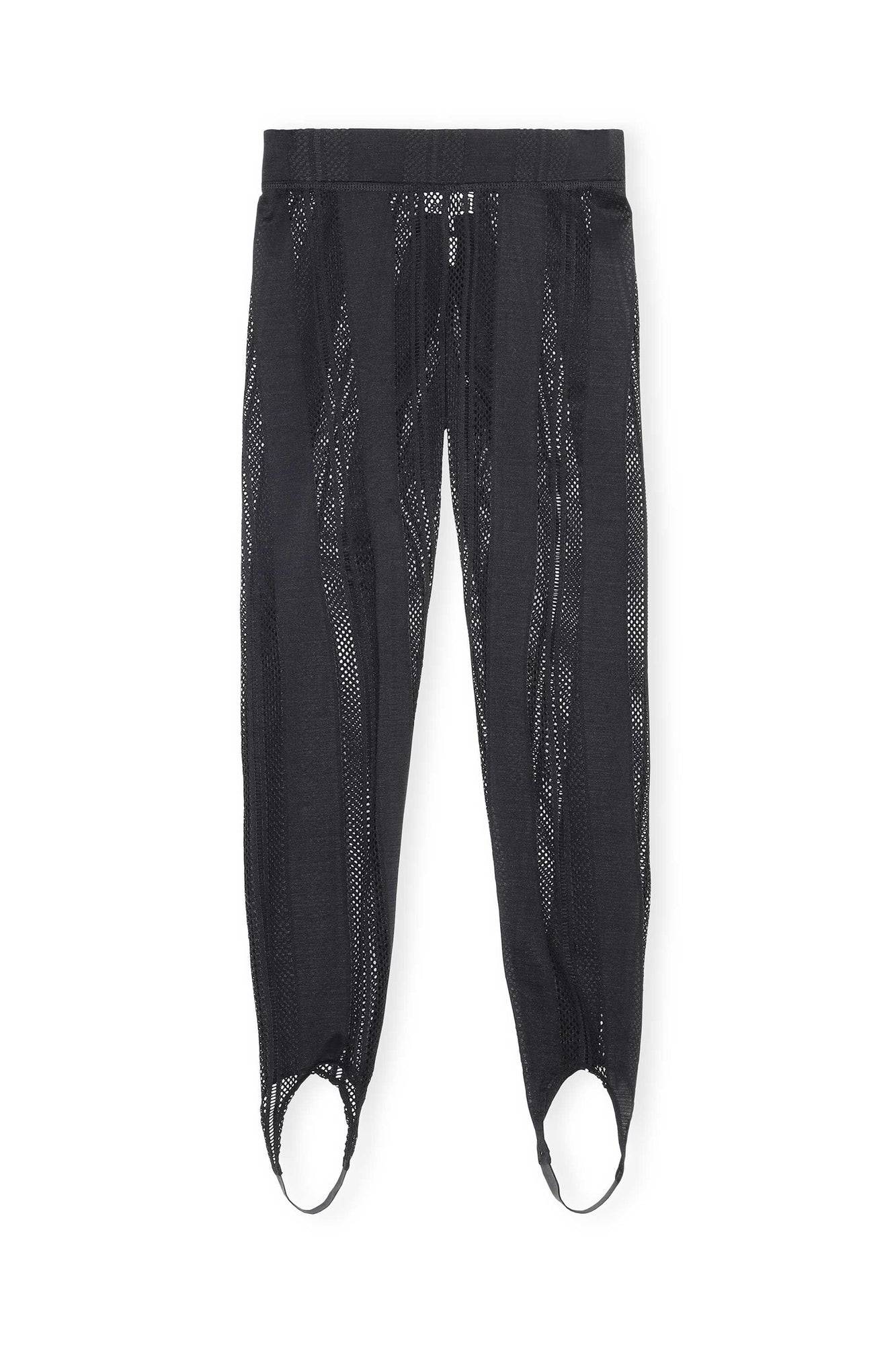 Mesh Intimates Full Length Leggings | Black