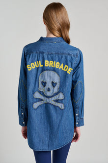 Kerri Rosenthal | Mia Soul Brigade Denim Shirt | Denim