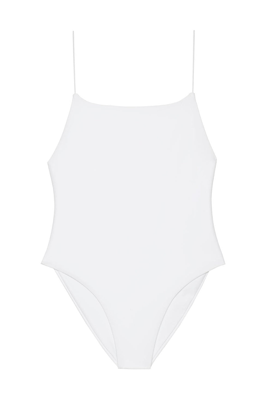 Micro Trophy One Piece | White Matte